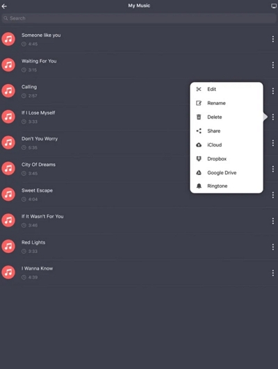 M4R, Music Cutter (iOS) step 3