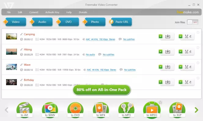 Freemake Video Converter | 4K Video Converter