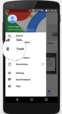 perform Gmail photo recovery on Android | gmail photo recovery