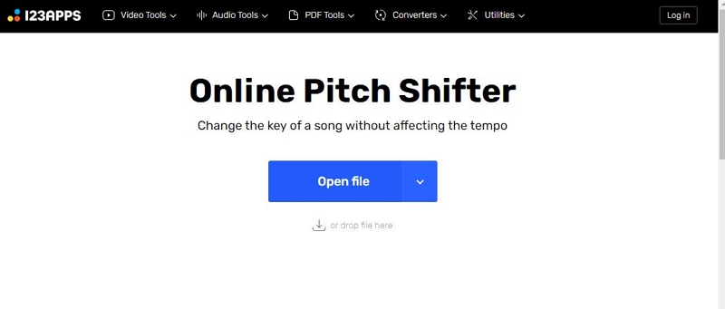 Online Pitch Shifter step 1 | change voice pitch