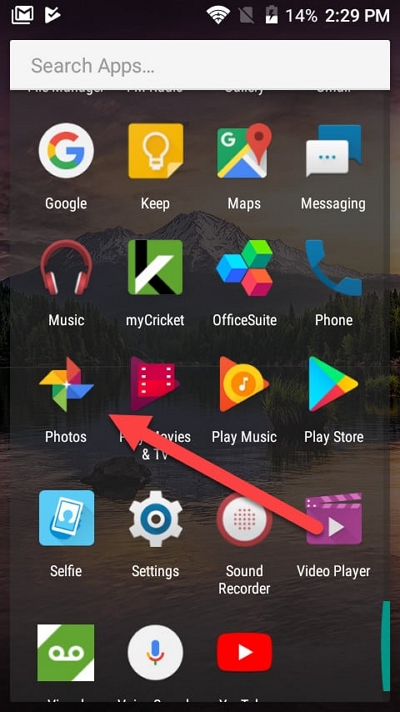 with Google Photos step 1 | recover permanently deleted photos android