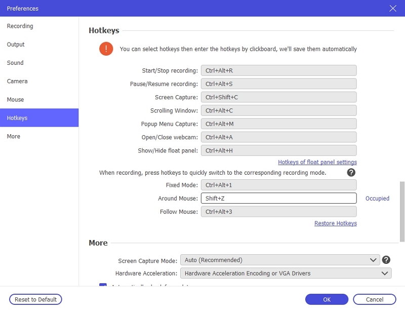 Hotkeys setzen| Wie man Screenshots auf dem PC zuschneidet