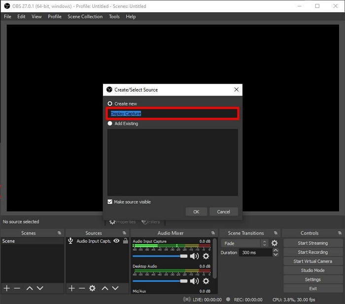 record video step 4 | obs screen recorder for pc