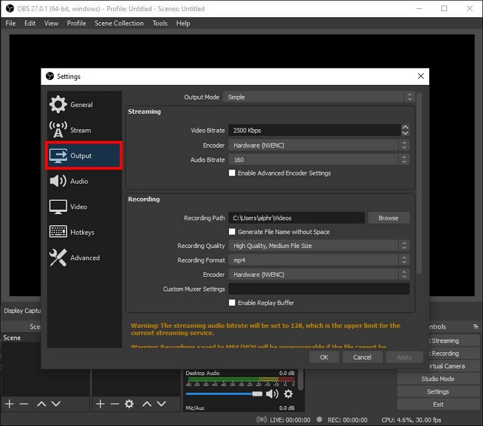 record video step 7 | obs screen recorder for pc