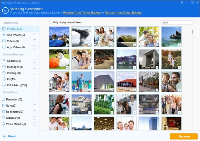 iBeesoft iPhone Data Recovery for Mac