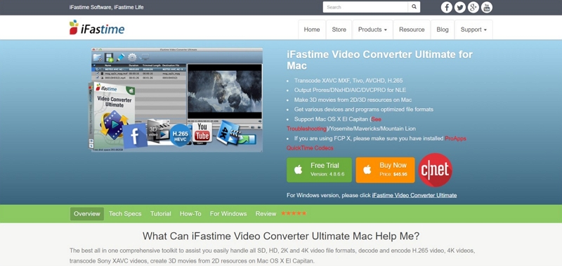 iFastime Video Converter Ultimate for Mac