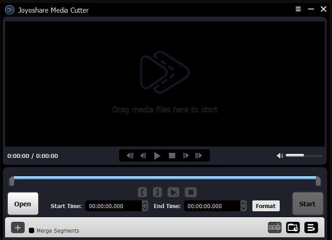 Joyoshare メディア カッター ステップ 1 | MP3 のビットレートを変更する