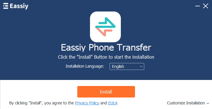 install Eassiy Phone transfer