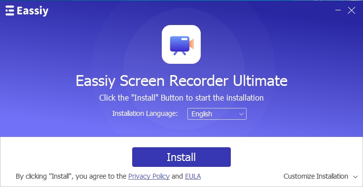 install eassiy screen recorder ultimate