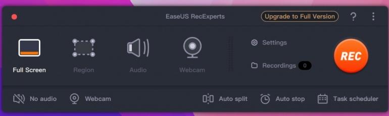 EaseUs RecExperts | screen recorder for pc for youtube