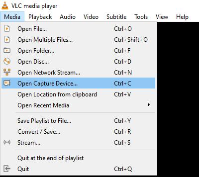 VLC メディア プレーヤー | YouTube用のPC用スクリーンレコーダー
