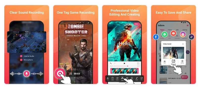 Wondershare Bildschirmrekorder | Die besten Bildschirmaufzeichnungs-Apps für Android