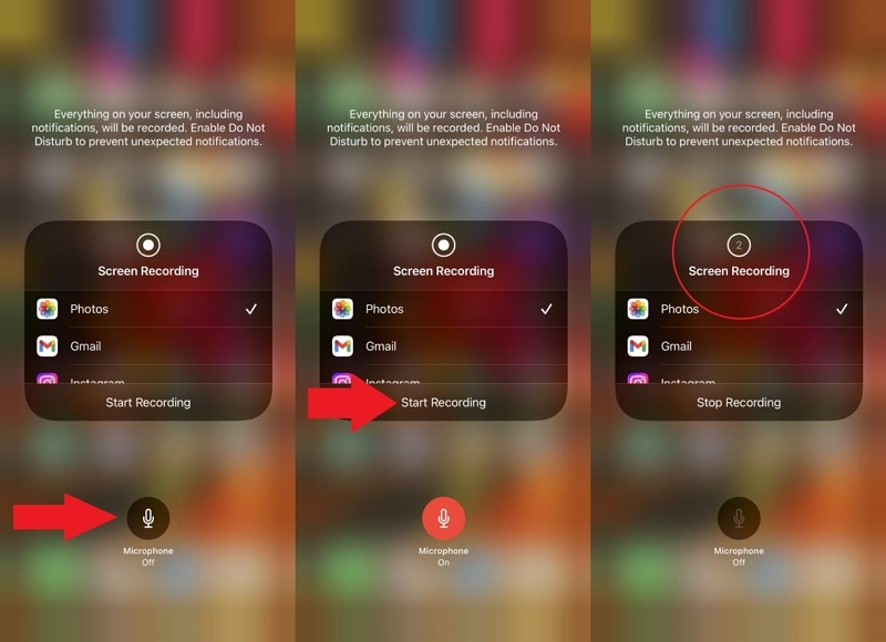 Verwenden Sie die iPhone-Bildschirmaufzeichnungsfunktion Schritt 3 | So aktivieren Sie die Bildschirmaufnahme auf dem iPhone