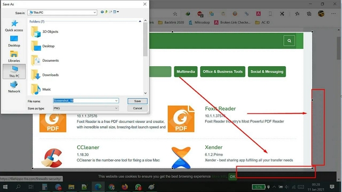 mit LightShot Schritt 3 | Screenshot auf PC Chrome