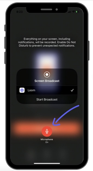 Mit Drittanbieter-App Schritt 2 | Bildschirmaufnahme mit Ton auf dem iPhone