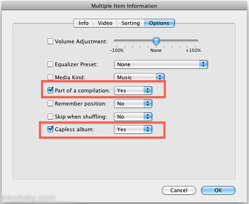 merge 2 audio with itunes