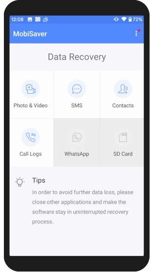 MobiSaver App | SD card video recovery app for Android