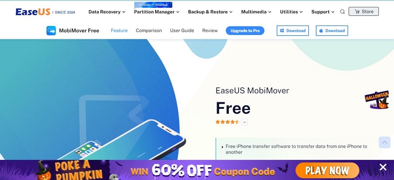 EaseUS モビセーバー | iOSデータ復旧