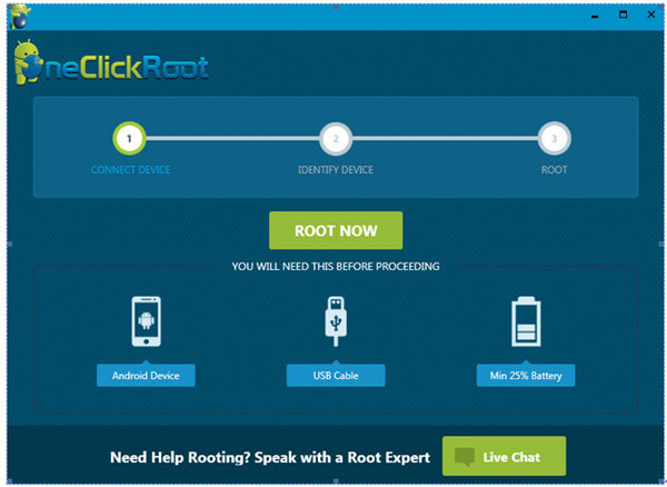 use one click root step 3