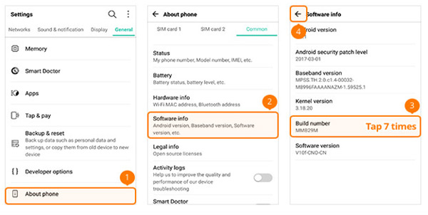 LG Phone step 1 | Enable USB Debug Mode