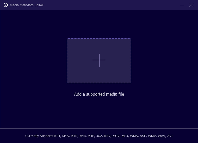 open media metadata editor