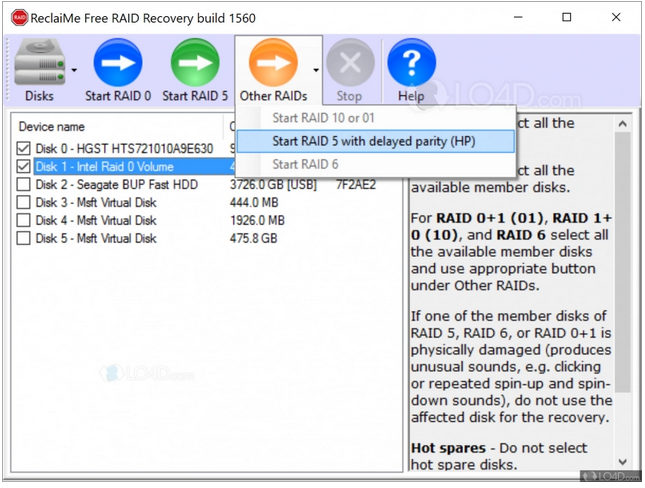 ReclaiMe RAID Recovery | raid data recovery