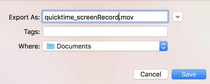 using the Keyboard Shortcut step 5 | how to screen record on mac with audio