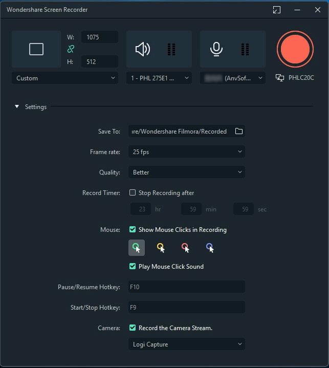 Filmora Screen step 3 | filmora screen recorder for pc