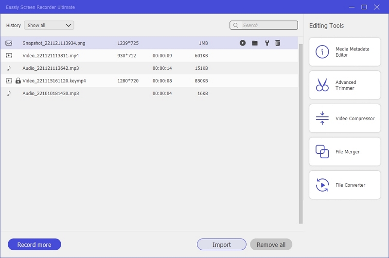 Eassiy screen recorder ultimate step 8 | screencast