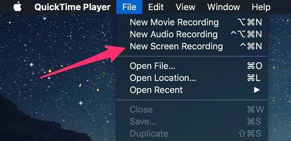 QuickTime step 2 | hidden screen recorder pc