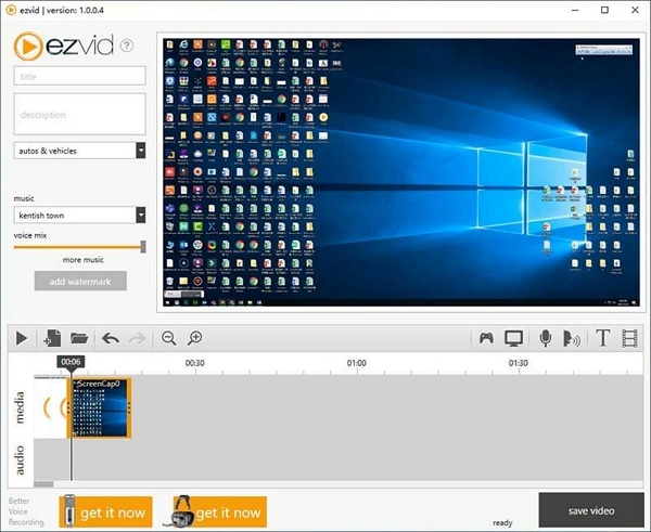 Record PC Screen step 3 | ez screen recorder for pc