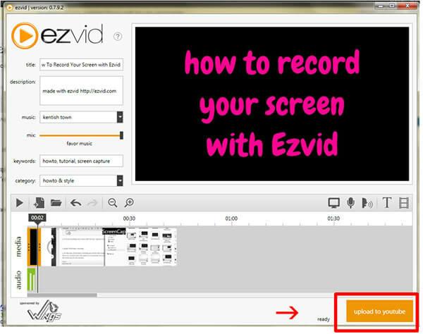 Record PC Screen step 5 | ez screen recorder for pc