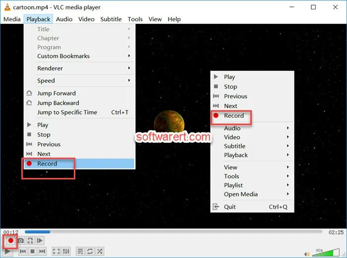 using VLC step 4 | record youtube live stream