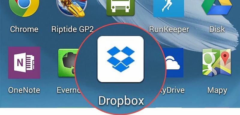 Via Dropbox step 1 | lenovo android phone data recovery software