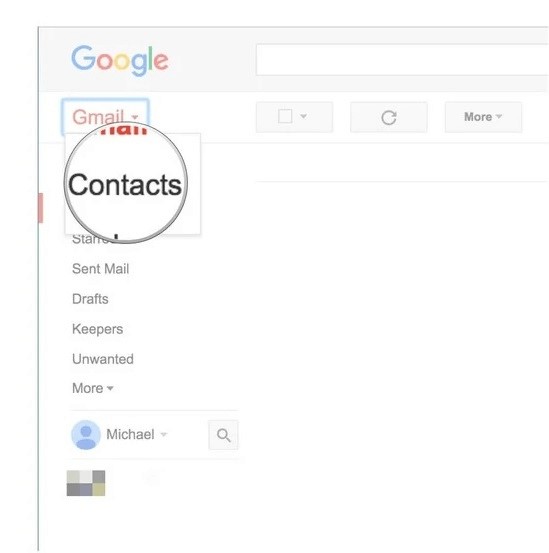von Google Drive Schritt 1 | Samsung gelöschte Kontakte wiederherstellen