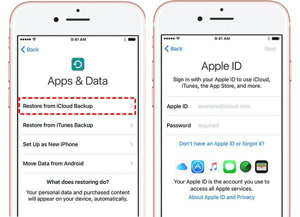 iCloud バックアップから直接データを復元する手順 2 | バックアップなしでiPhoneからデータを回復する