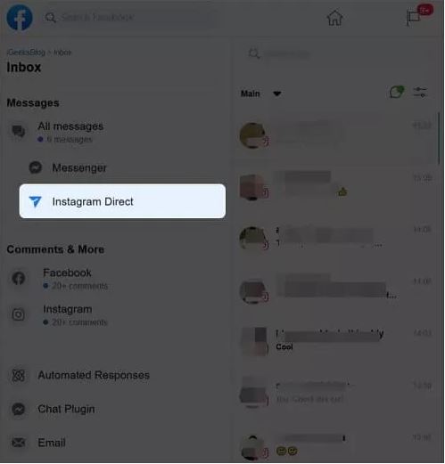 from Facebook | instagram message recovery site for android