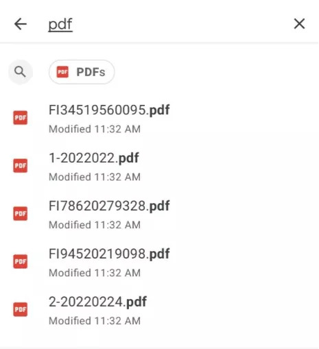 Google ドライブから | Androidで削除されたPDFファイルを回復する.