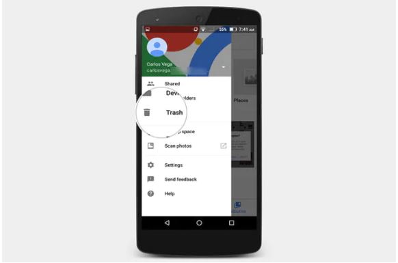 Verwenden von Google Fotos | Android gelöschte Bilder wiederherstellen