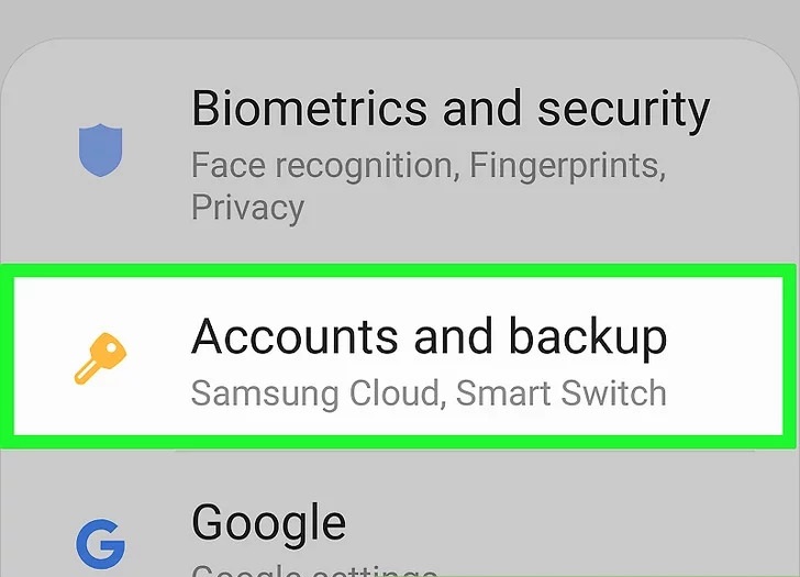 from Restore and Backup step 3 | recover deleted samsung notes
