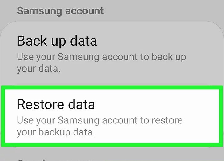 from Restore and Backup step 4 | recover deleted samsung notes