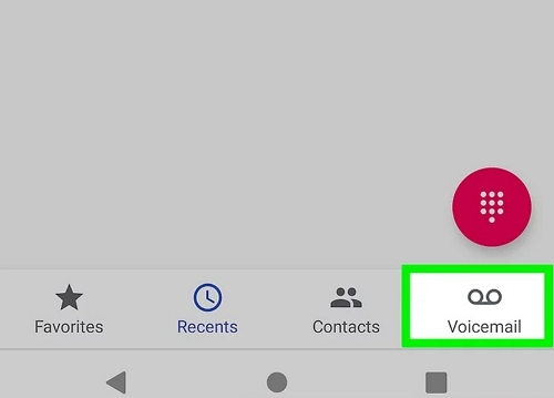 via Voicemail App | recover deleted voicemail android