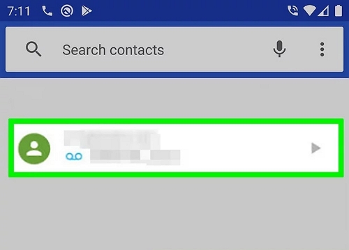 Über Rückgängig Option Schritt 3 | Gelöschte Voicemail wiederherstellen Android