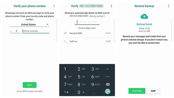 from Google Drive step 1 | recover deleted whatsapp messages android