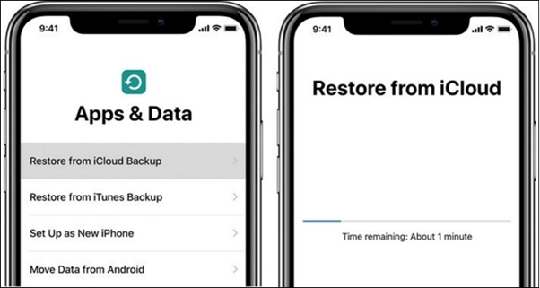 via iCloud step 3 | iphone recover deleted whatsapp messages