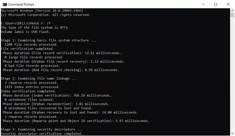 コマンド プロンプトを使用した USB ステップ 2 | Windows 10 リカバリ USB