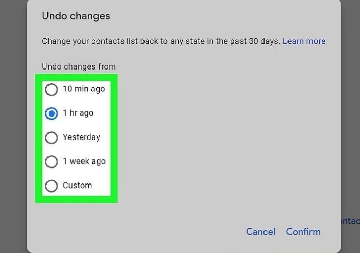 über Gmail Schritt 3 | Google Mail-Kontakte auf dem iPhone wiederherstellen