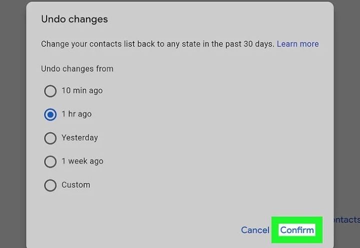 über Gmail Schritt 4 | Google Mail-Kontakte auf dem iPhone wiederherstellen