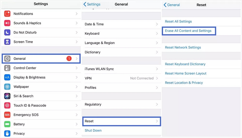 iCloud の使用手順 1 | 削除された連絡先のiPhoneを回復する