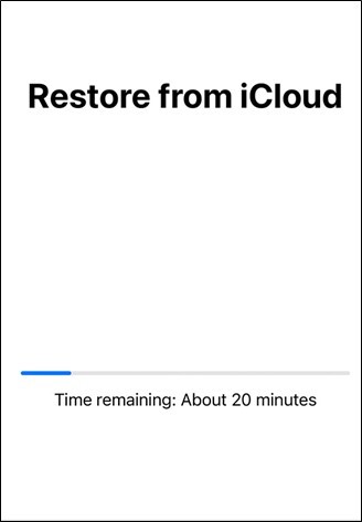 Using iCloud step 3 | recover deleted contacts iphone